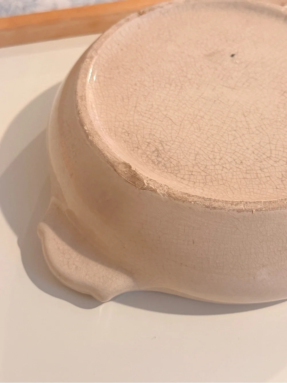 Vintage Divided Ceramic Serving Dish Cottagecore Farm